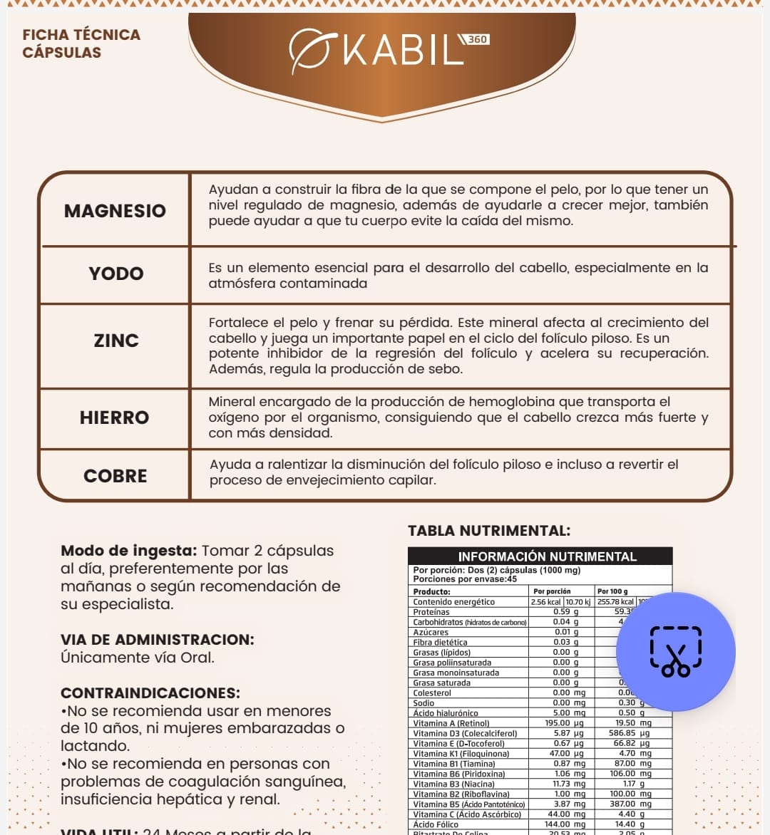 Multivitamínico Kabil 2